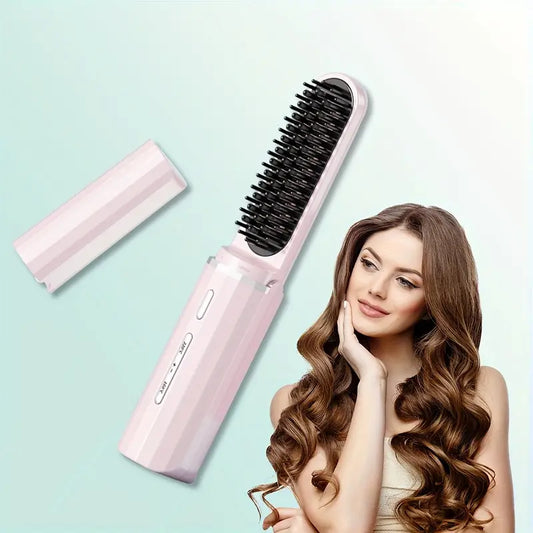 Steam hair straightener
