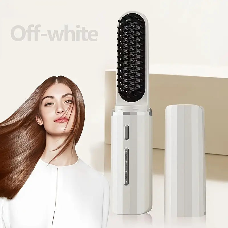 Steam hair straightener